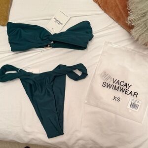 Vacay Swimwear emerald Bikini Set